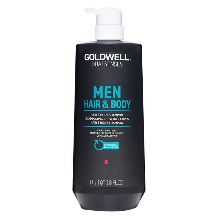 Goldwell Dualsenses Men Hair & Body Shampoo 1000ml ryhmässä KAUNEUS JA TERVEYS / Hiukset &Stailaus / Hiustenhoito / Shampoo @ TP E-commerce Nordic AB (C04097)