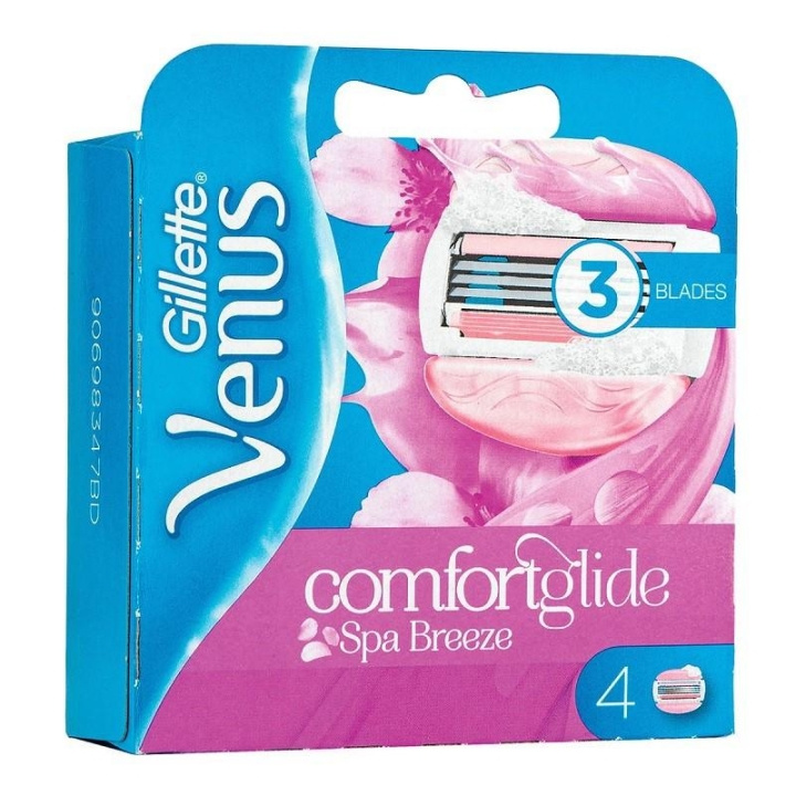 Gillette Venus Spa Breeze Blades 4-pack ryhmässä KAUNEUS JA TERVEYS / Hiukset &Stailaus / Sheivaus ja trimmaus / Partahöylät & Tarvikkeet @ TP E-commerce Nordic AB (C04964)