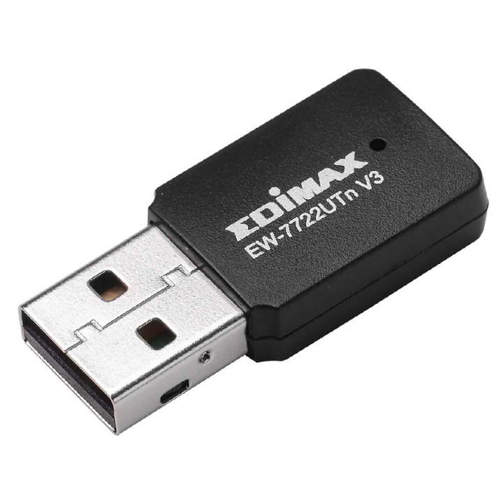 Edimax Langaton USB-sovitin ryhmässä TIETOKOONET & TARVIKKEET / Verkko / Verkkokortti / Langaton USB @ TP E-commerce Nordic AB (C06757)