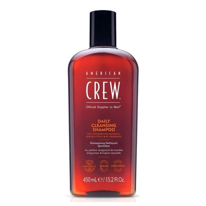 American Crew Daily Cleansing Shampoo 450ml ryhmässä KAUNEUS JA TERVEYS / Hiukset &Stailaus / Hiustenhoito / Shampoo @ TP E-commerce Nordic AB (C09494)