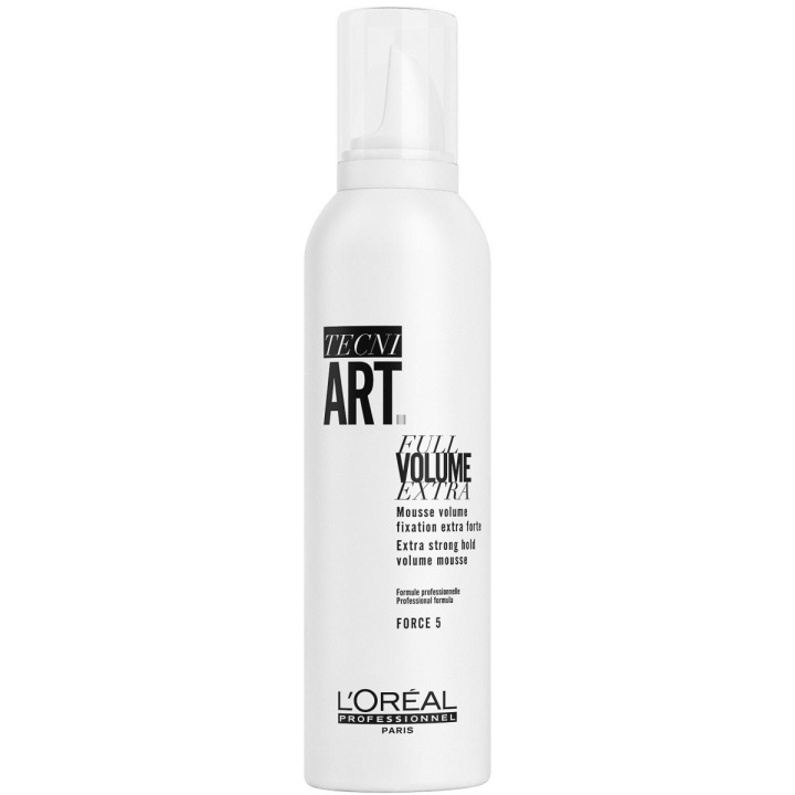 Loreal Tecni.Art Full Volume Extra Mousse 250ml ryhmässä KAUNEUS JA TERVEYS / Hiukset &Stailaus / Hiusten stailaus / Hiusten muotoiluvaahto @ TP E-commerce Nordic AB (C09529)