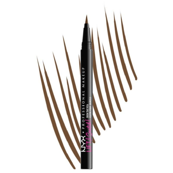 NYX PROF. MAKEUP Lift N Snatch Brow Tint Pen - Brunette ryhmässä KAUNEUS JA TERVEYS / Meikit / Silmät ja kulmat / Kulmakynä @ TP E-commerce Nordic AB (C10341)