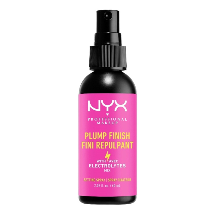 NYX PROF. MAKEUP Plump Finish Setting Spray 60ml ryhmässä KAUNEUS JA TERVEYS / Meikit / Meikit Kasvot / Meikinkiinnityssuihke @ TP E-commerce Nordic AB (C10408)