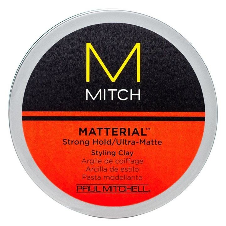 Paul Mitchell Mitch Matterial Strong Hold Styling Clay 85g ryhmässä KAUNEUS JA TERVEYS / Hiukset &Stailaus / Hiusten stailaus / Karvanpoistovaha @ TP E-commerce Nordic AB (C10447)