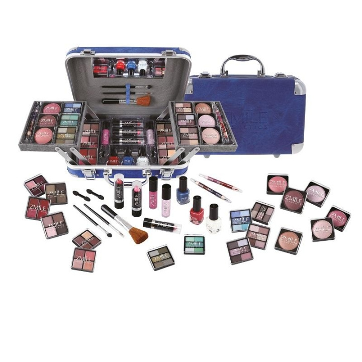 Zmile Cosmetics Makeup Box Traveller Blue ryhmässä KAUNEUS JA TERVEYS / Meikit / Tarvikkeet & Meikkisetit / Meikkisetit @ TP E-commerce Nordic AB (C10800)