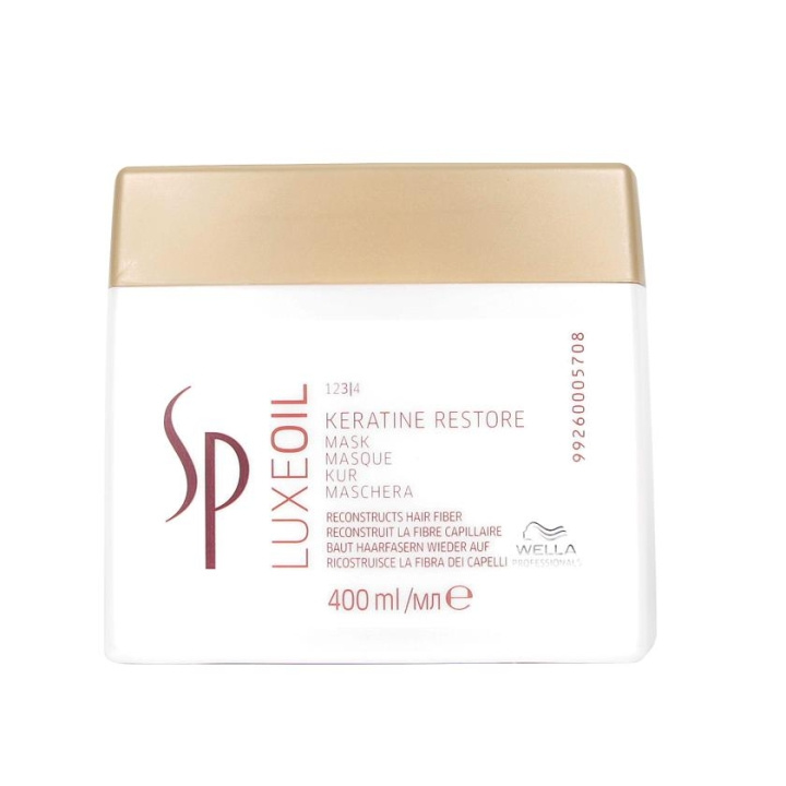 Wella SP LuxeOil Keratine Restore Mask 400ml ryhmässä KAUNEUS JA TERVEYS / Ihonhoito / Kasvot / Naamiot @ TP E-commerce Nordic AB (C10882)