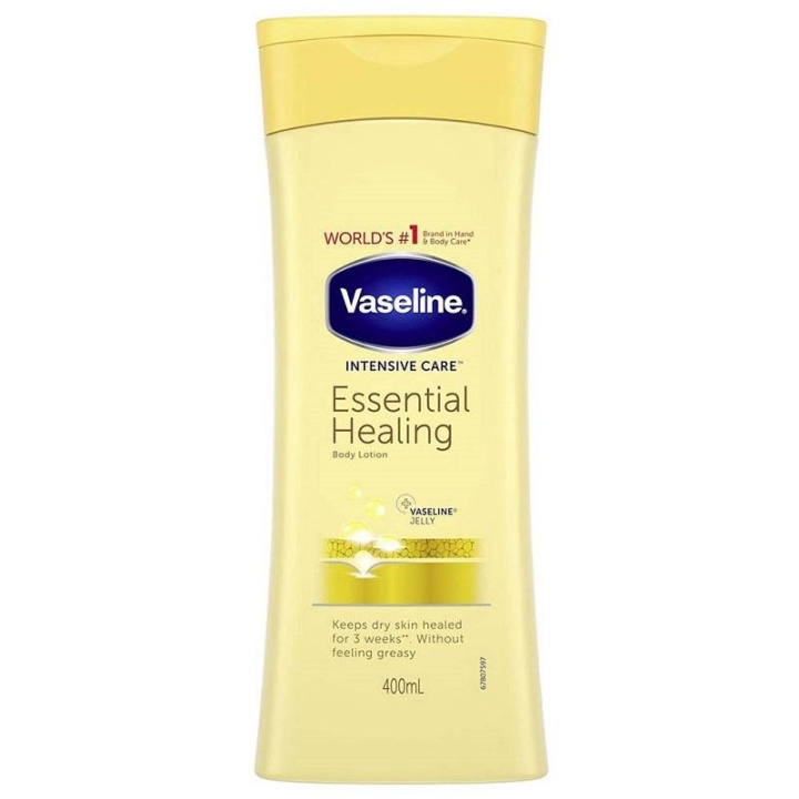 Vaseline Intensive Care Essential Healing Body Lotion 400ml ryhmässä KAUNEUS JA TERVEYS / Ihonhoito / Kehon hoito / Vartalovoide @ TP E-commerce Nordic AB (C11073)