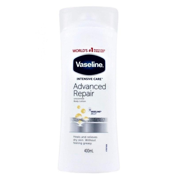 Vaseline Intensive Care Advanced Repair Body Lotion 400ml ryhmässä KAUNEUS JA TERVEYS / Ihonhoito / Kehon hoito / Vartalovoide @ TP E-commerce Nordic AB (C11074)