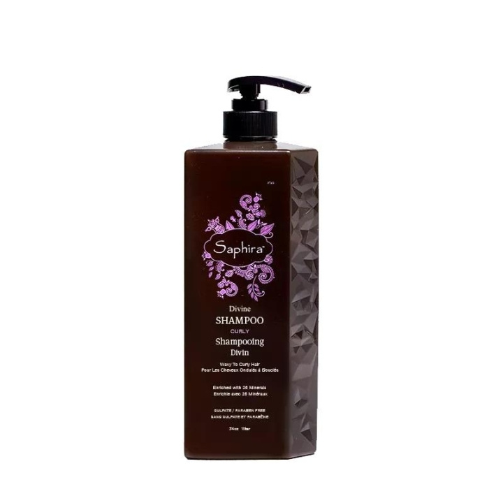 Saphira Curly Divine Schampoo 1000ml ryhmässä KAUNEUS JA TERVEYS / Hiukset &Stailaus / Hiustenhoito / Shampoo @ TP E-commerce Nordic AB (C11114)