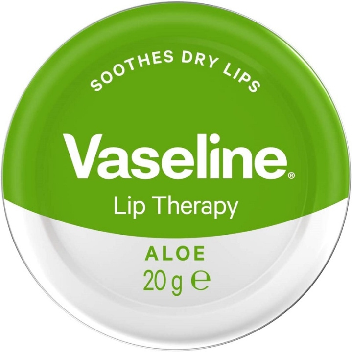 Vaseline Lip Therapy Petroleum Jelly Pot Aloe 20g ryhmässä KAUNEUS JA TERVEYS / Meikit / Huulet / Huulivoide @ TP E-commerce Nordic AB (C11523)