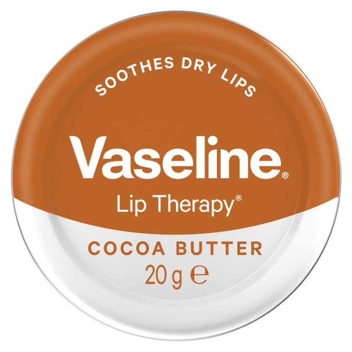 Vaseline Lip Therapy Petroleum Jelly Pot Cocoa 20g ryhmässä KAUNEUS JA TERVEYS / Meikit / Huulet / Huulivoide @ TP E-commerce Nordic AB (C11526)