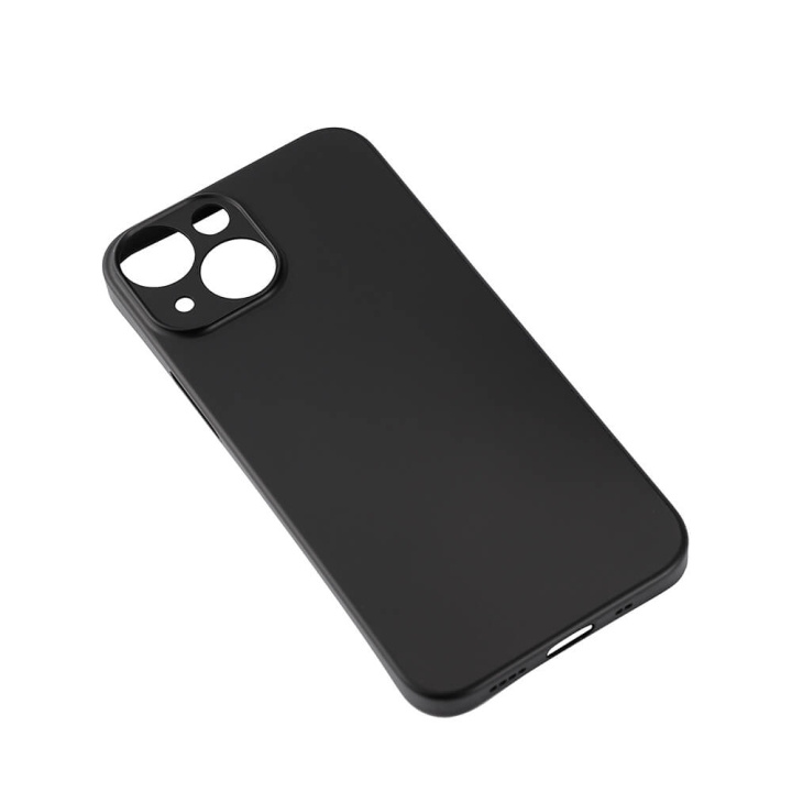 GEAR Suojakuori Ultraslim Musta - iPhone 13 Mini ryhmässä ÄLYPUHELIMET JA TABLETIT / Puhelimen suojakotelo / Apple / iPhone 13 Mini / Kuoret @ TP E-commerce Nordic AB (C12574)