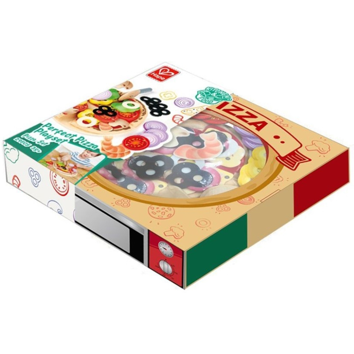 Hape Perfect Pizza Playset ryhmässä LELUT, TUOTTEET LAPSILLE JA VAUVOILLE / Leikkikalut, Askartelu &Pelit / Lelut @ TP E-commerce Nordic AB (C13197)