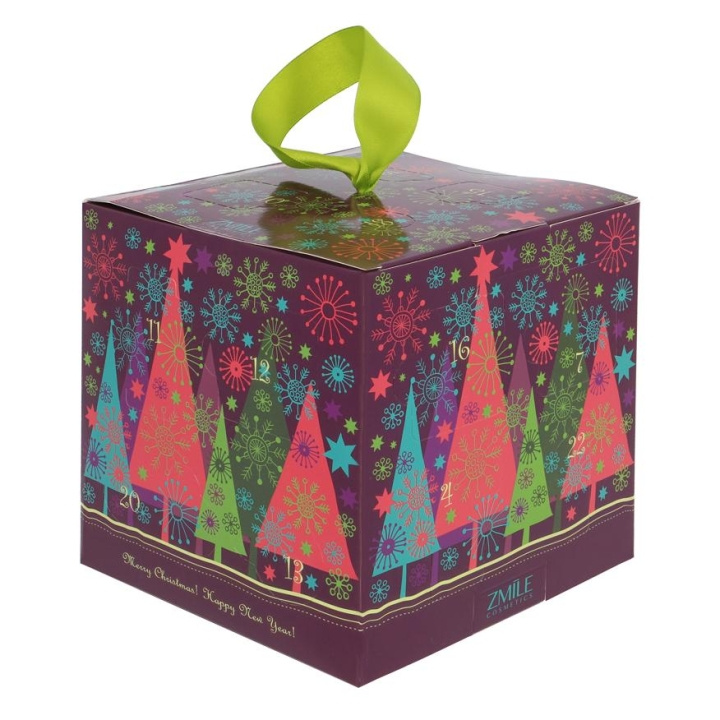 Zmile Cosmetics Advent Calendar Cube Christmas Trees ryhmässä KAUNEUS JA TERVEYS / Meikit / Tarvikkeet & Meikkisetit / Meikkisetit @ TP E-commerce Nordic AB (C13342)