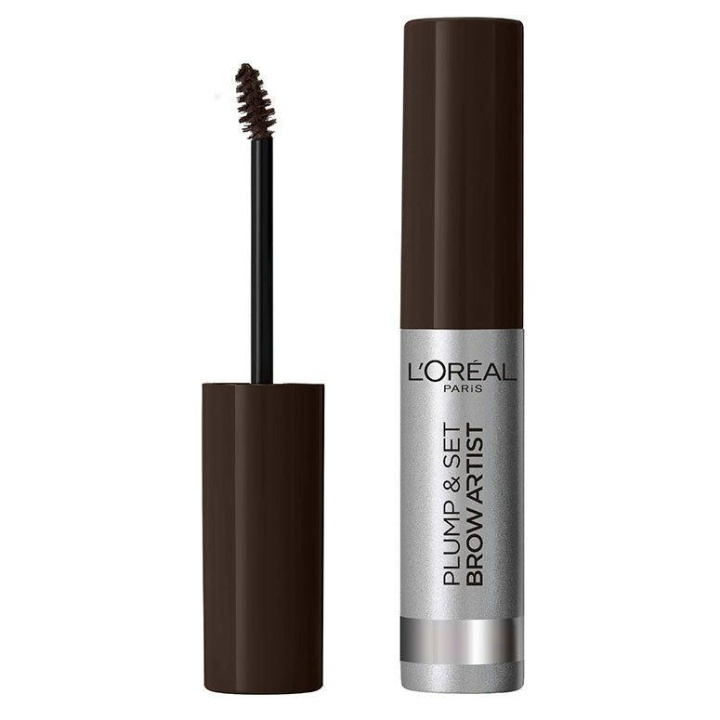 L\'Oréal Paris Brow Artist Plump & Set 108 Dark Brunette 5 ml ryhmässä KAUNEUS JA TERVEYS / Meikit / Silmät ja kulmat / Kulmageeli @ TP E-commerce Nordic AB (C14983)