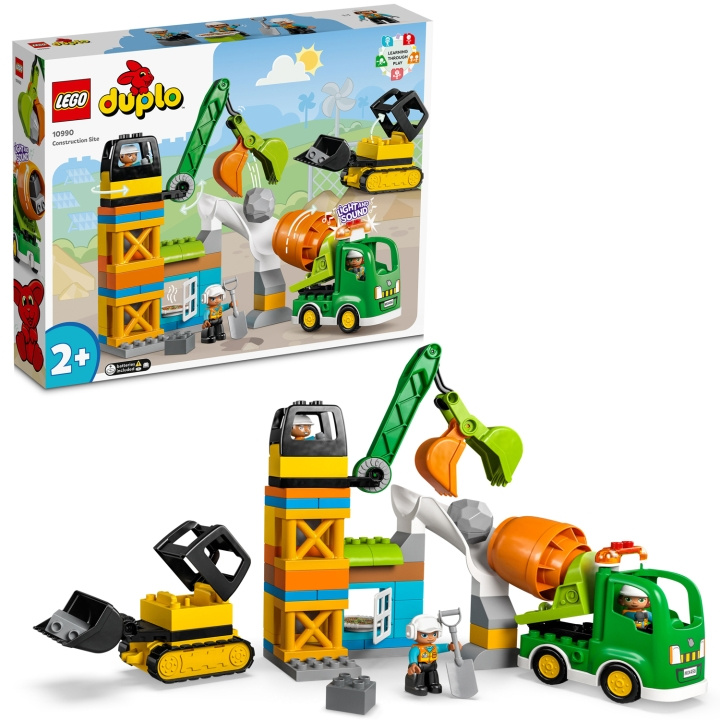 LEGO DUPLO Town 10990 - Rakennustyömaa ryhmässä LELUT, TUOTTEET LAPSILLE JA VAUVOILLE / Leikkikalut, Askartelu &Pelit / Rakennuslelut / Lego @ TP E-commerce Nordic AB (C15295)