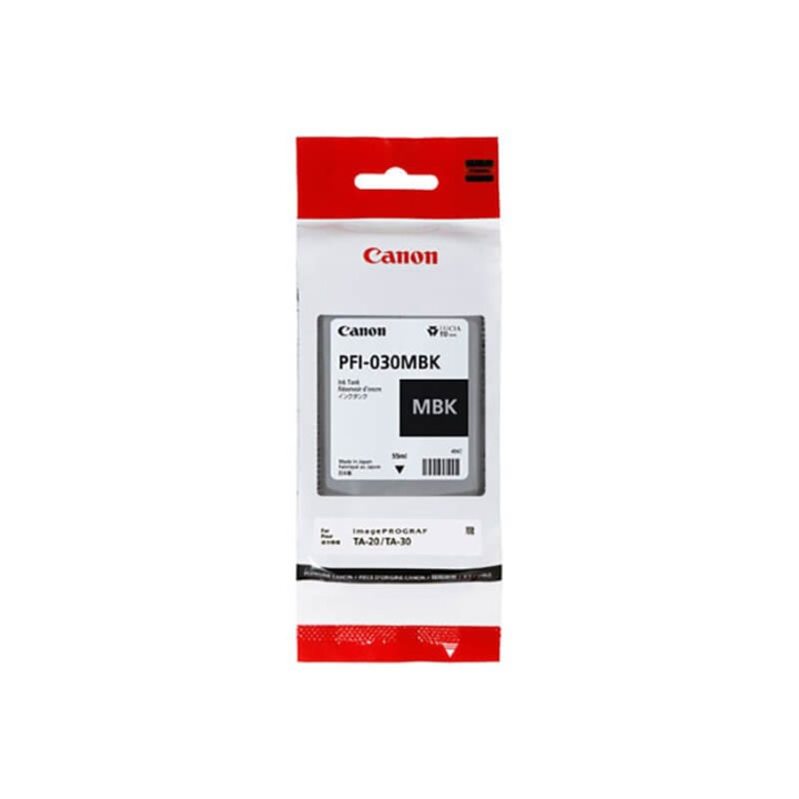 Canon Musteet 3488C001 PFI-030 Mattamusta ryhmässä TIETOKOONET & TARVIKKEET / Tulostimet & Tarvikkeet / Musteet ja väriaineet / Mustepatruunat / Canon @ TP E-commerce Nordic AB (C16047)