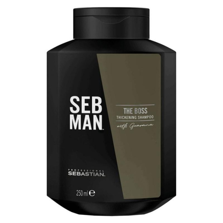 Sebastian SEB Man The Boss Thickening Shampoo 250ml ryhmässä KAUNEUS JA TERVEYS / Hiukset &Stailaus / Hiustenhoito / Shampoo @ TP E-commerce Nordic AB (C16131)