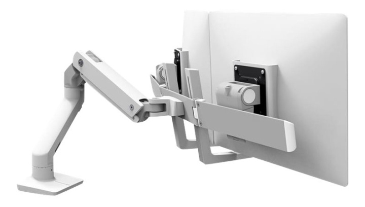 Ergotron HX Desk Dual Monitor Arm, White ryhmässä TIETOKOONET & TARVIKKEET / Näytöt / Näytön jalustat ja kiinnikkeet @ TP E-commerce Nordic AB (C16214)