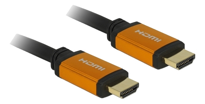 Delock High Speed HDMI Cable 48 Gbps 8K 60 Hz 1.5 m ryhmässä KODINELEKTRONIIKKA / Kaapelit & Sovittimet / HDMI / Kaapelit @ TP E-commerce Nordic AB (C17496)