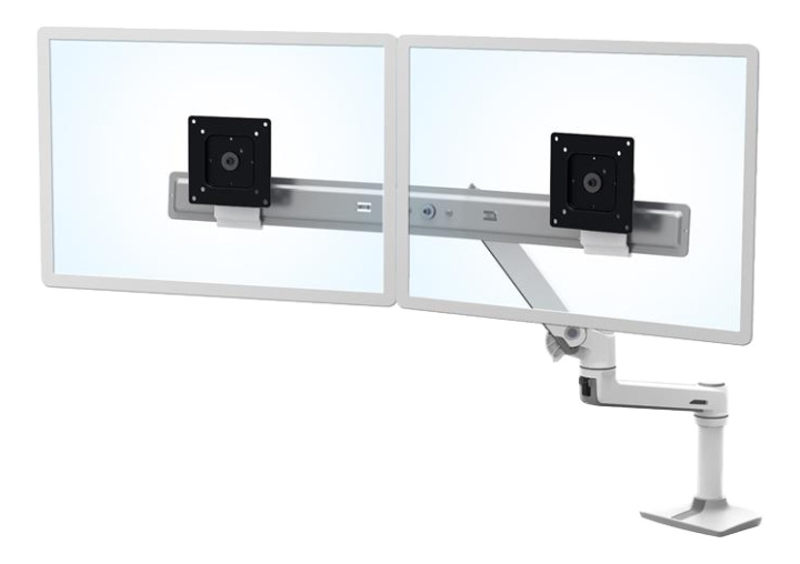 Ergotron LX Desk Dual Direct Arm (white) ryhmässä TIETOKOONET & TARVIKKEET / Näytöt / Näytön jalustat ja kiinnikkeet @ TP E-commerce Nordic AB (C17637)