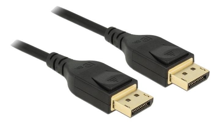 DisplayPort cable 8K 60 Hz 1m DP 8K certified ryhmässä TIETOKOONET & TARVIKKEET / Kaapelit & Sovittimet / DisplayPort / Kaapelit @ TP E-commerce Nordic AB (C17686)