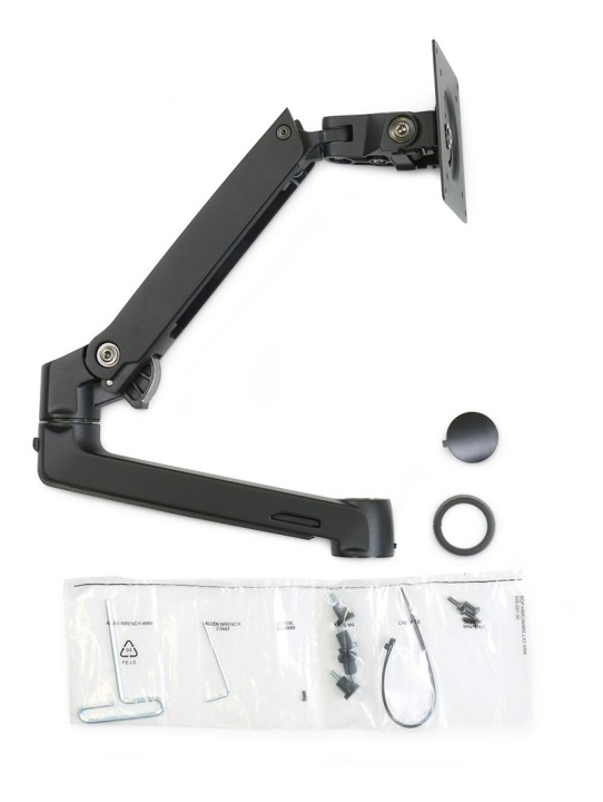 Ergotron LX Dual Stacking Arm, Extension and Collar Kit, Matte Black ryhmässä TIETOKOONET & TARVIKKEET / Näytöt / Näytön jalustat ja kiinnikkeet @ TP E-commerce Nordic AB (C17695)