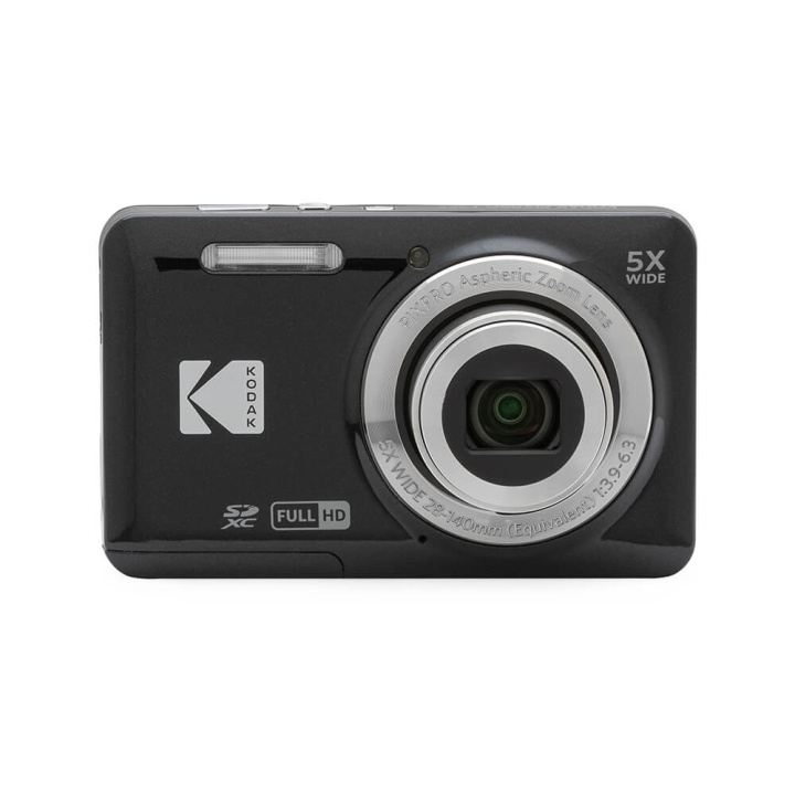 Kodak Digital Camera Pixpro FZ55 CMOS 5x 16MP Black ryhmässä KODINELEKTRONIIKKA / Valokuvat & Videot / Kamerat @ TP E-commerce Nordic AB (C18611)