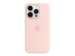 Apple iPhone 14 Pro Silicone Case with MagSafe - Chalk Pink ryhmässä ÄLYPUHELIMET JA TABLETIT / Puhelimen suojakotelo / Apple / iPhone 14 @ TP E-commerce Nordic AB (C21215)