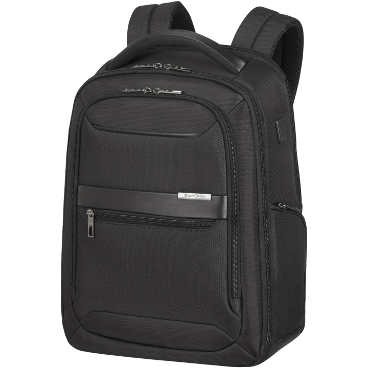 Samsonite Vectura EVO Laptop Ryggsäck 14,1 Svart ryhmässä TIETOKOONET & TARVIKKEET / Kannettavat tietokoneet & tarvikkeet / Laukut & Suojat / Tietokonereput @ TP E-commerce Nordic AB (C22081)