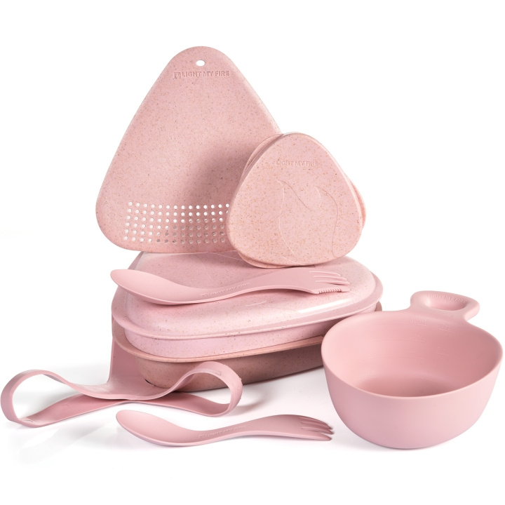 Light My Fire Outdoor MealKit 8pcs Dusty Pink ryhmässä URHEILU, VAPAA-AIKA JA HARRASTUS / Ulkoilu / Ruoanlaitto ulkona @ TP E-commerce Nordic AB (C22135)