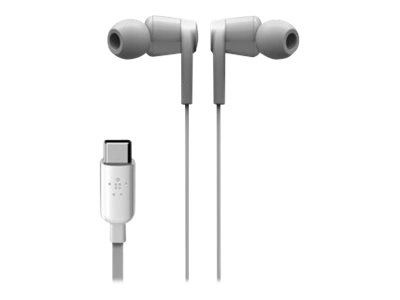 Belkin Usb-C In-Ear Headphone White ryhmässä KODINELEKTRONIIKKA / Ääni & Kuva / Kuulokkeet & Tarvikkeet / Kuulokkeet @ TP E-commerce Nordic AB (C22225)