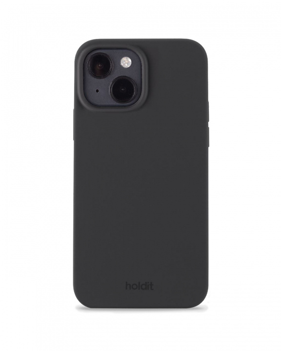 Holdit Silicone Case Apple iPhone 14 - Black ryhmässä ÄLYPUHELIMET JA TABLETIT / Puhelimen suojakotelo / Apple / iPhone 14 @ TP E-commerce Nordic AB (C22711)