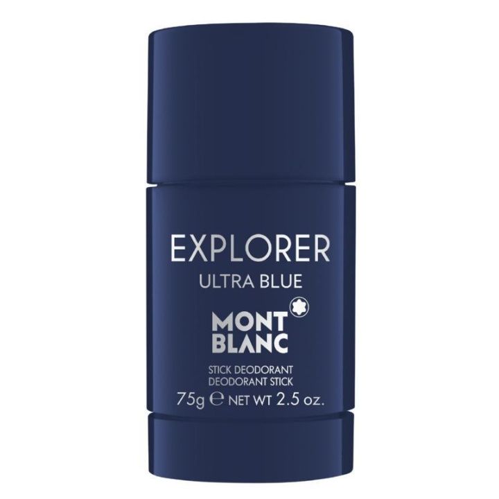 Montblanc Explorer Ultra Blue Deodorant Stick 75g ryhmässä KAUNEUS JA TERVEYS / Tuoksut & Parfyymit / Deodorantit / Miesten deodorantit @ TP E-commerce Nordic AB (C24127)