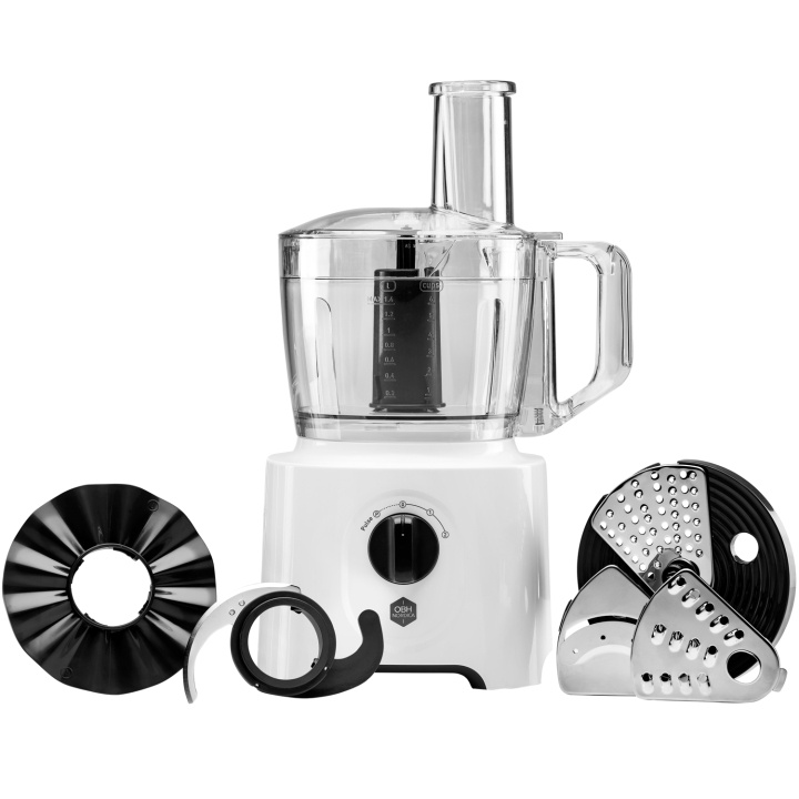 OBH Nordica Matberedare Easy force food processor 700 W white FO2441S0 ryhmässä KOTI, TALOUS JA PUUTARHA / Kodinkoneet / Yleiskoneet ja monitoimikoneet / Yleiskoneet @ TP E-commerce Nordic AB (C25530)