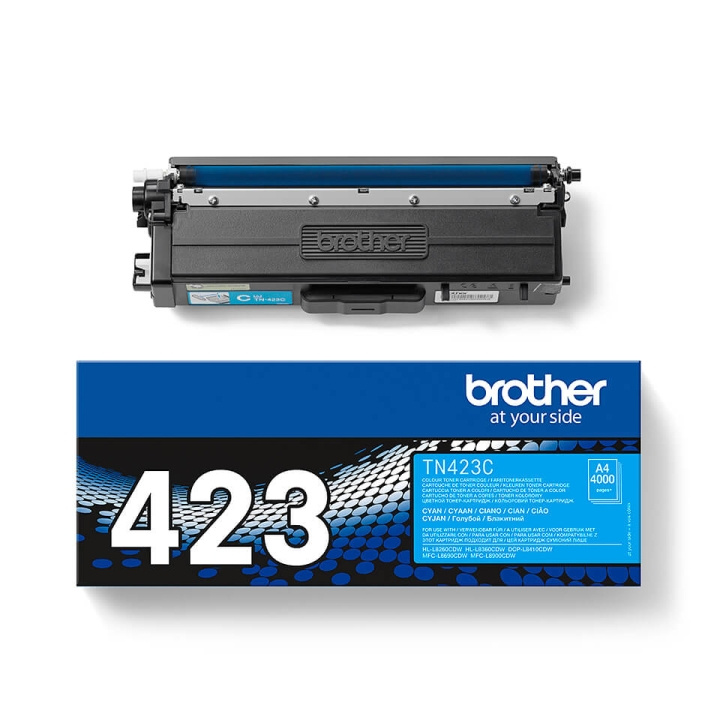 Brother Toner TN423C TN-423 Cyan ryhmässä TIETOKOONET & TARVIKKEET / Tulostimet & Tarvikkeet / Musteet ja väriaineet / Toner / Brother @ TP E-commerce Nordic AB (C26257)