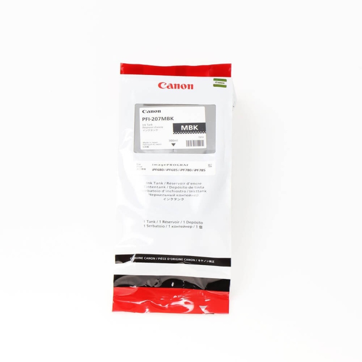 Canon Musteet 8788B001 PFI-207 Mattamusta ryhmässä TIETOKOONET & TARVIKKEET / Tulostimet & Tarvikkeet / Musteet ja väriaineet / Toner / Canon @ TP E-commerce Nordic AB (C26332)