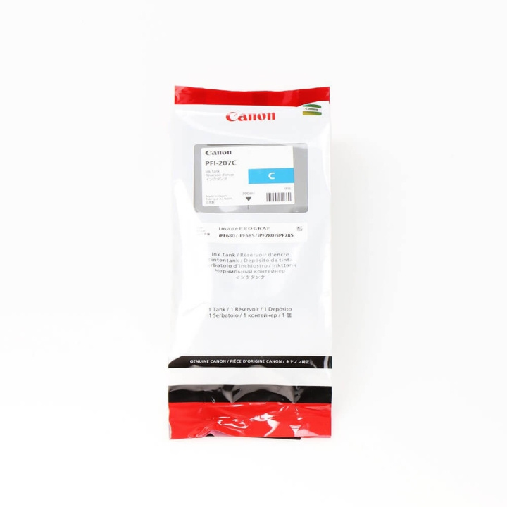 Canon Musteet 8790B001 PFI-207 Cyan ryhmässä TIETOKOONET & TARVIKKEET / Tulostimet & Tarvikkeet / Musteet ja väriaineet / Toner / Canon @ TP E-commerce Nordic AB (C26334)