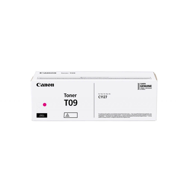 Canon Toner 3018C006 T09 Magenta ryhmässä TIETOKOONET & TARVIKKEET / Tulostimet & Tarvikkeet / Musteet ja väriaineet / Toner / Canon @ TP E-commerce Nordic AB (C26529)