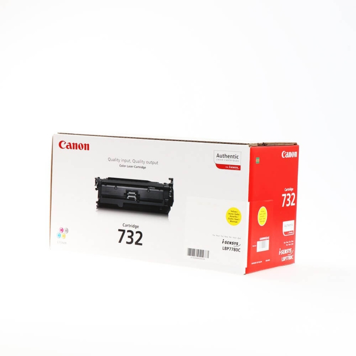 Canon Värikasetti 6260B002 732 Keltainen ryhmässä TIETOKOONET & TARVIKKEET / Tulostimet & Tarvikkeet / Musteet ja väriaineet / Toner / Canon @ TP E-commerce Nordic AB (C26560)