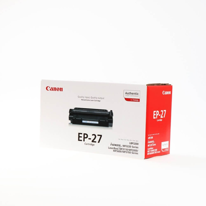 Canon Toner 8489A002 EP-27 Musta ryhmässä TIETOKOONET & TARVIKKEET / Tulostimet & Tarvikkeet / Musteet ja väriaineet / Toner / Canon @ TP E-commerce Nordic AB (C26571)