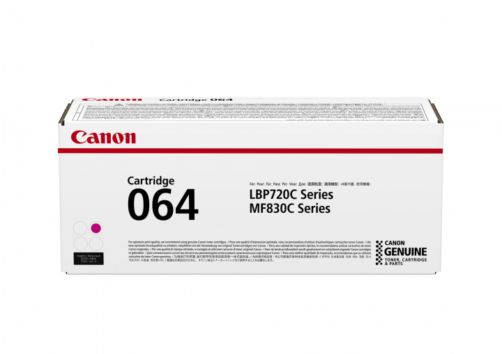 Canon Toner 4933C001 064 Magenta ryhmässä TIETOKOONET & TARVIKKEET / Tulostimet & Tarvikkeet / Musteet ja väriaineet / Toner / Canon @ TP E-commerce Nordic AB (C26600)