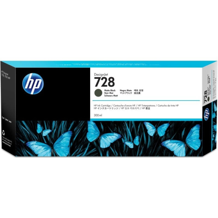 HP Musteet 3WX25A 728 Mattamusta 130ml ryhmässä TIETOKOONET & TARVIKKEET / Tulostimet & Tarvikkeet / Musteet ja väriaineet / Toner / HP @ TP E-commerce Nordic AB (C26998)