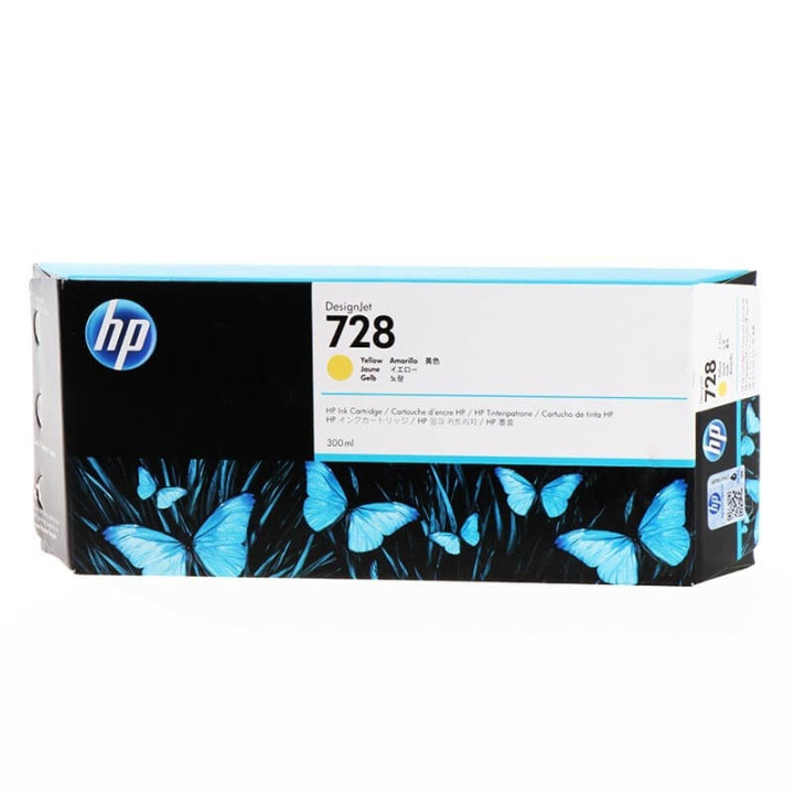 HP Musteet F9K15A 728 Keltainen 300ml ryhmässä TIETOKOONET & TARVIKKEET / Tulostimet & Tarvikkeet / Musteet ja väriaineet / Toner / HP @ TP E-commerce Nordic AB (C27004)