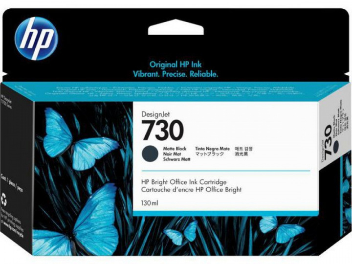 HP Musteet P2V65A 730 Mattamusta 130ml ryhmässä TIETOKOONET & TARVIKKEET / Tulostimet & Tarvikkeet / Musteet ja väriaineet / Toner / HP @ TP E-commerce Nordic AB (C27027)