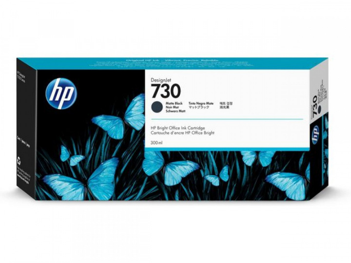 HP Ink P2V71A 730 Matte Svart 300ml ryhmässä TIETOKOONET & TARVIKKEET / Tulostimet & Tarvikkeet / Musteet ja väriaineet / Toner / HP @ TP E-commerce Nordic AB (C27033)