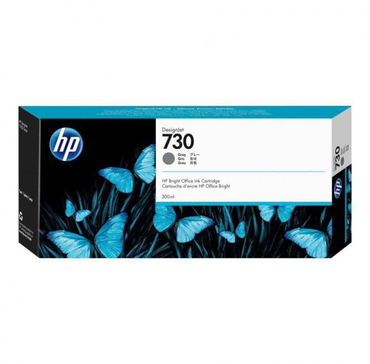 HP Ink P2V72A 730 Grey 300ml ryhmässä TIETOKOONET & TARVIKKEET / Tulostimet & Tarvikkeet / Musteet ja väriaineet / Toner / HP @ TP E-commerce Nordic AB (C27034)