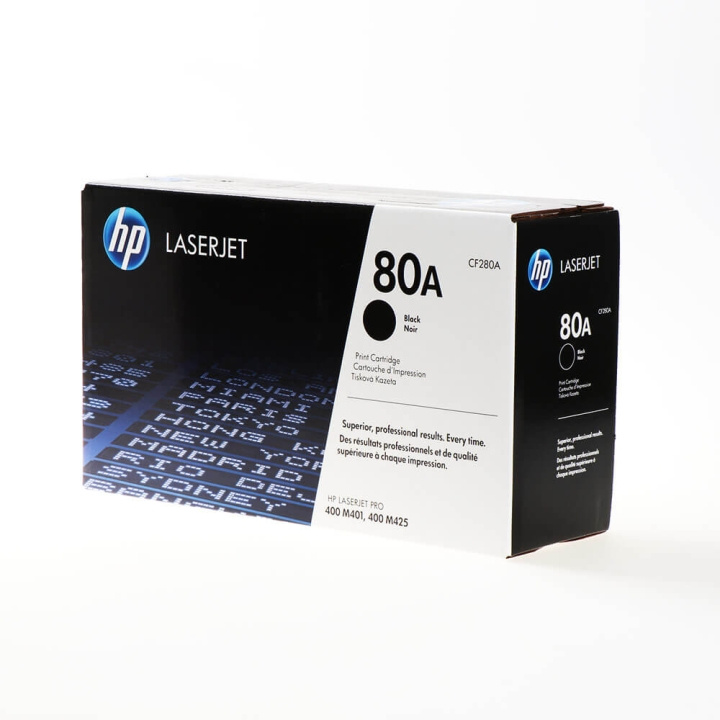 HP Toner CF280A 80A Musta ryhmässä TIETOKOONET & TARVIKKEET / Tulostimet & Tarvikkeet / Musteet ja väriaineet / Toner / HP @ TP E-commerce Nordic AB (C27192)