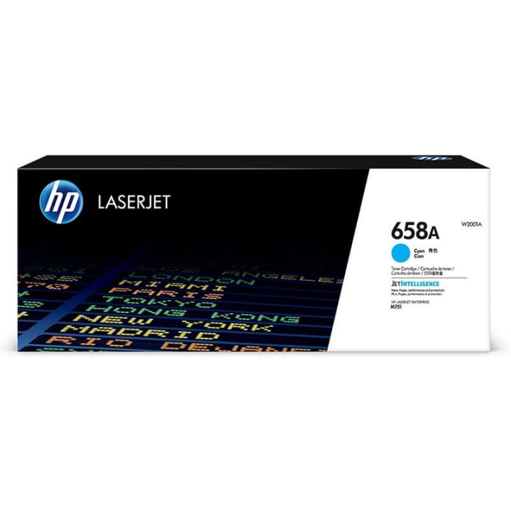 HP Toner W2001A 658A Cyan ryhmässä TIETOKOONET & TARVIKKEET / Tulostimet & Tarvikkeet / Musteet ja väriaineet / Toner / HP @ TP E-commerce Nordic AB (C27306)