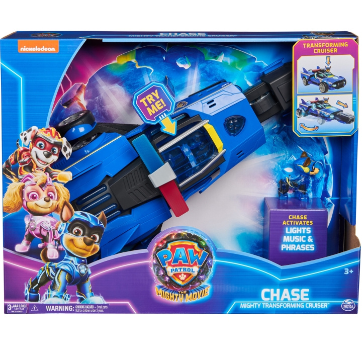 Paw Patrol Chase Feature Cruiser ryhmässä LELUT, TUOTTEET LAPSILLE JA VAUVOILLE / Leikkikalut, Askartelu &Pelit / Leikkiautot @ TP E-commerce Nordic AB (C28750)